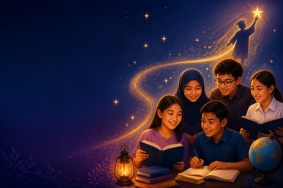 Bersinar bersama siswa binaan