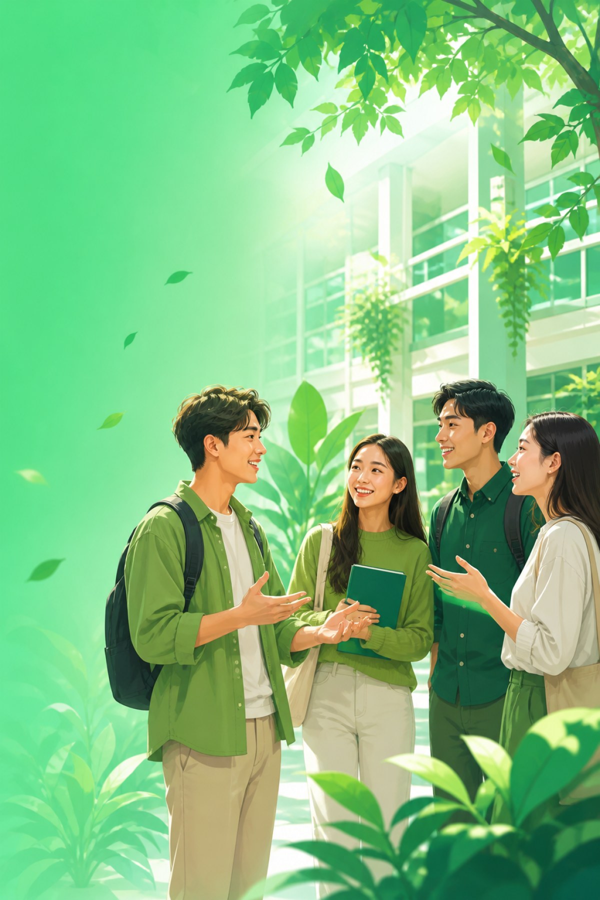 Siswa berbicara di Program